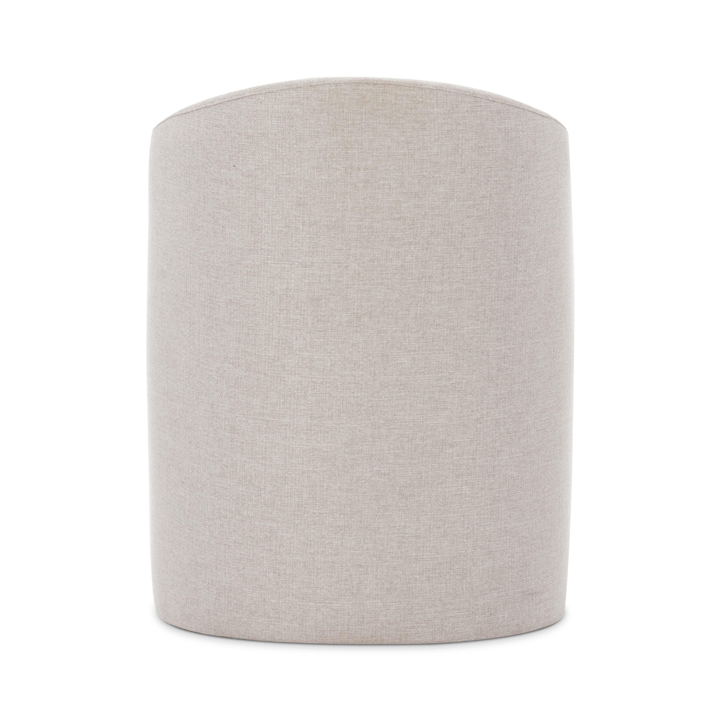 Bernhardt Finch Beige Fabric Arm Dining Chair with No Visible Legs