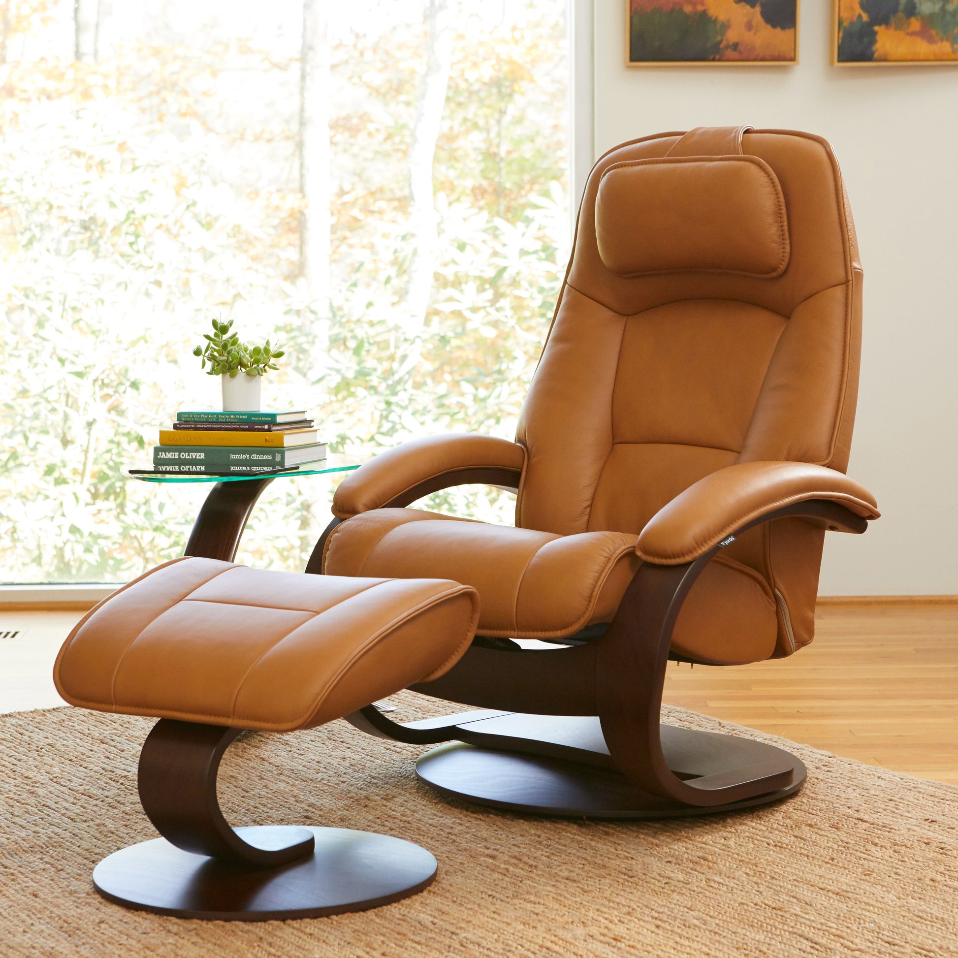 Fjords Admiral C chair and footstool complete set product view for comfort furniture