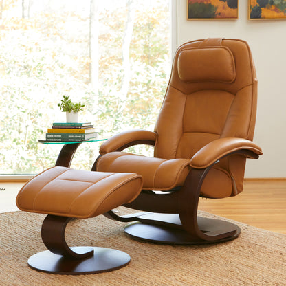 Fjords Admiral C chair and footstool complete set product view for comfort furniture