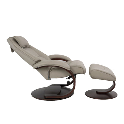 Fjords Admiral C recliner headrest and lumbar support detail view for comfort furniture