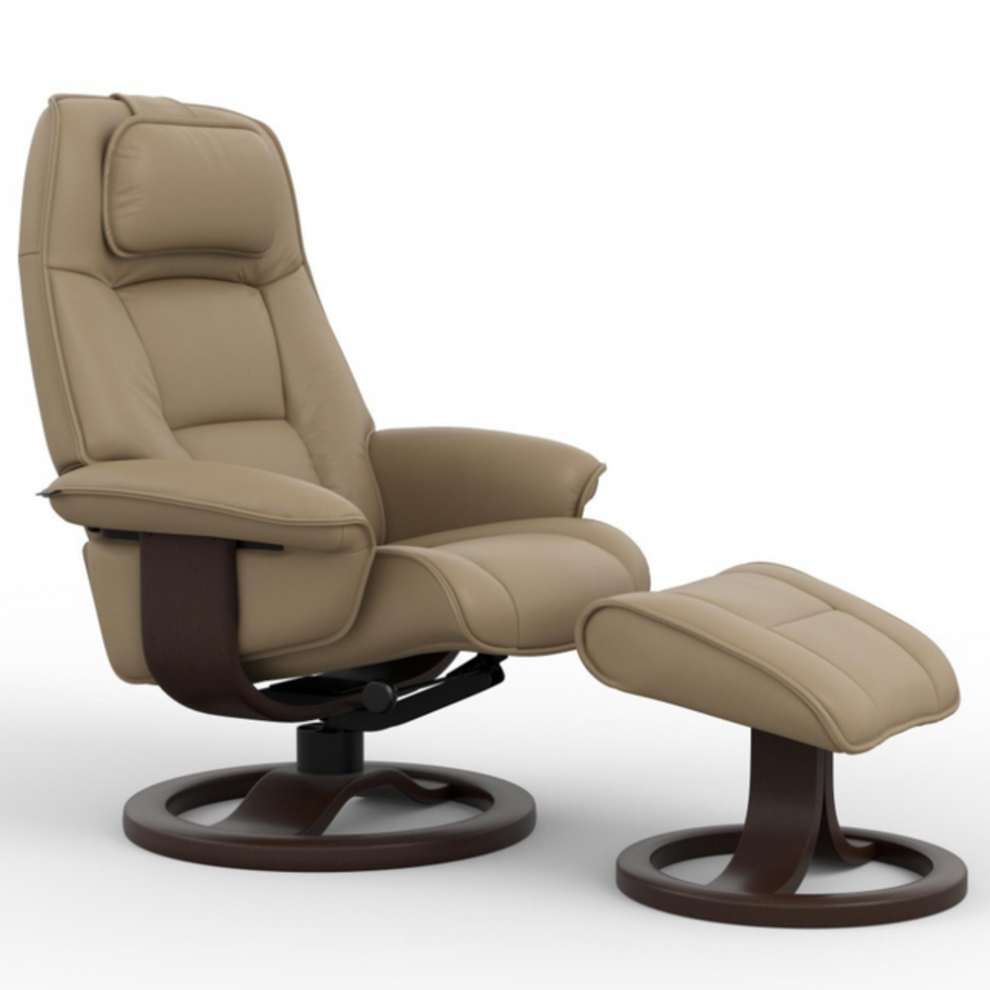 Fjords Admiral R swivel recliner - detail shot for comfort furniture