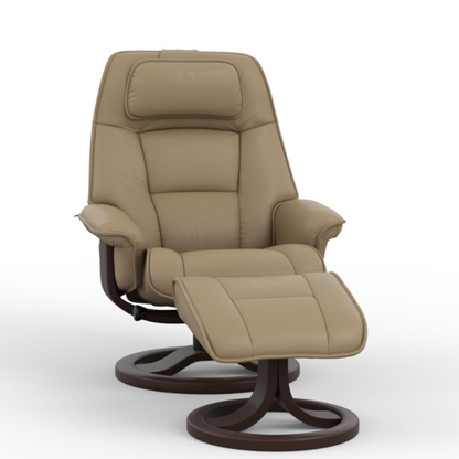 Fjords Admiral R chair and ottoman - full set for comfort furniture