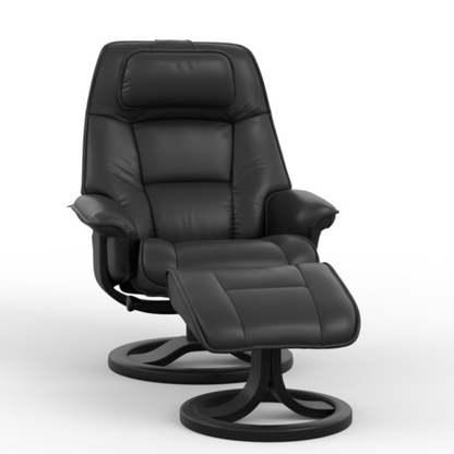 Fjords Admiral R swivel chair close-up detail for comfort furniture