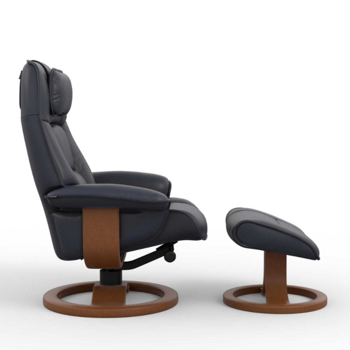 Fjords Admiral R recliner in lifestyle setting for comfort furniture