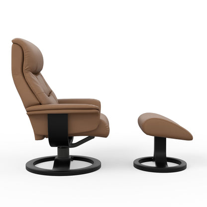 Fjords Anne R Recliner Chair With Foot Stool