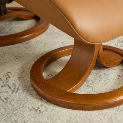 Fjords Anne R Recliner Chair With Foot Stool