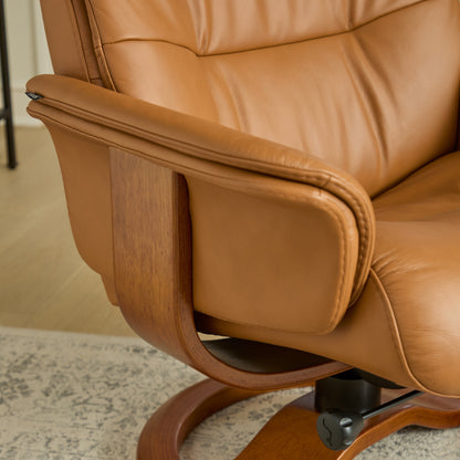 Fjords Anne R Recliner Chair With Foot Stool