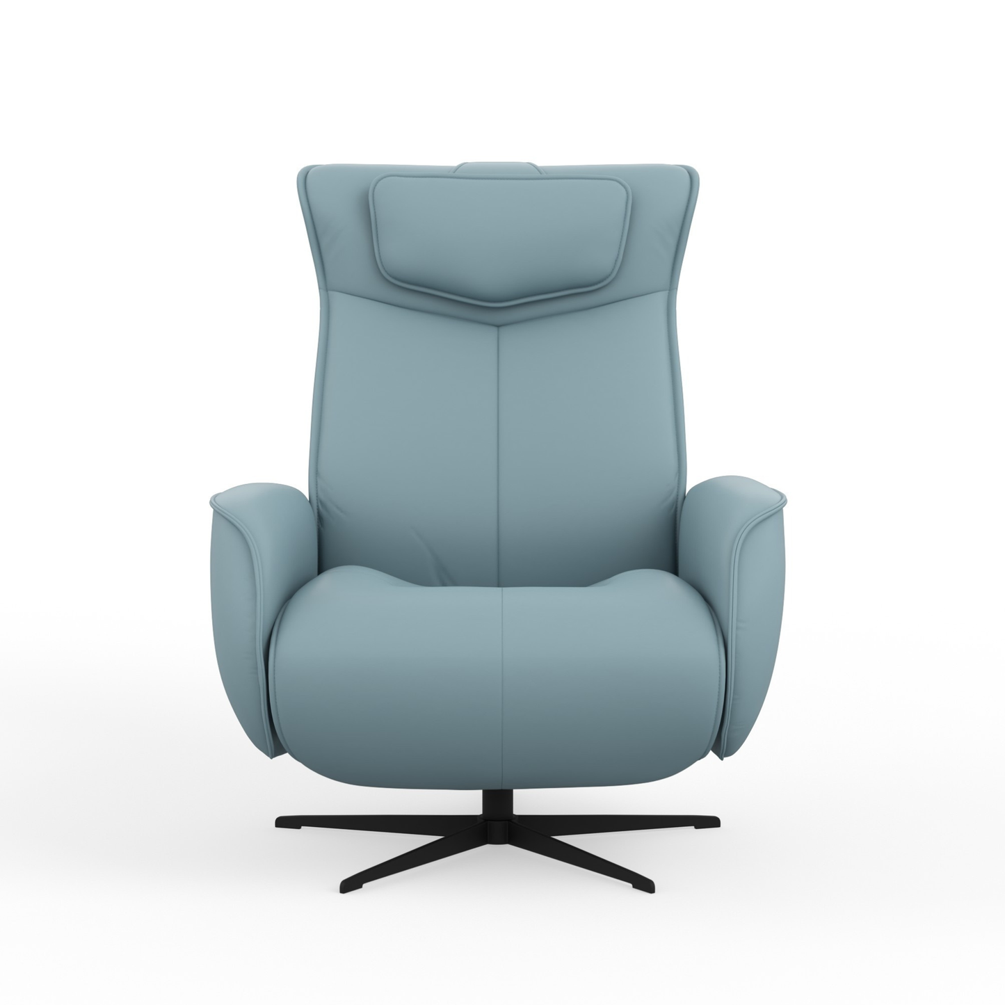 Fjords Axel Leather Power Recliner Chair with Swivel Glider Base