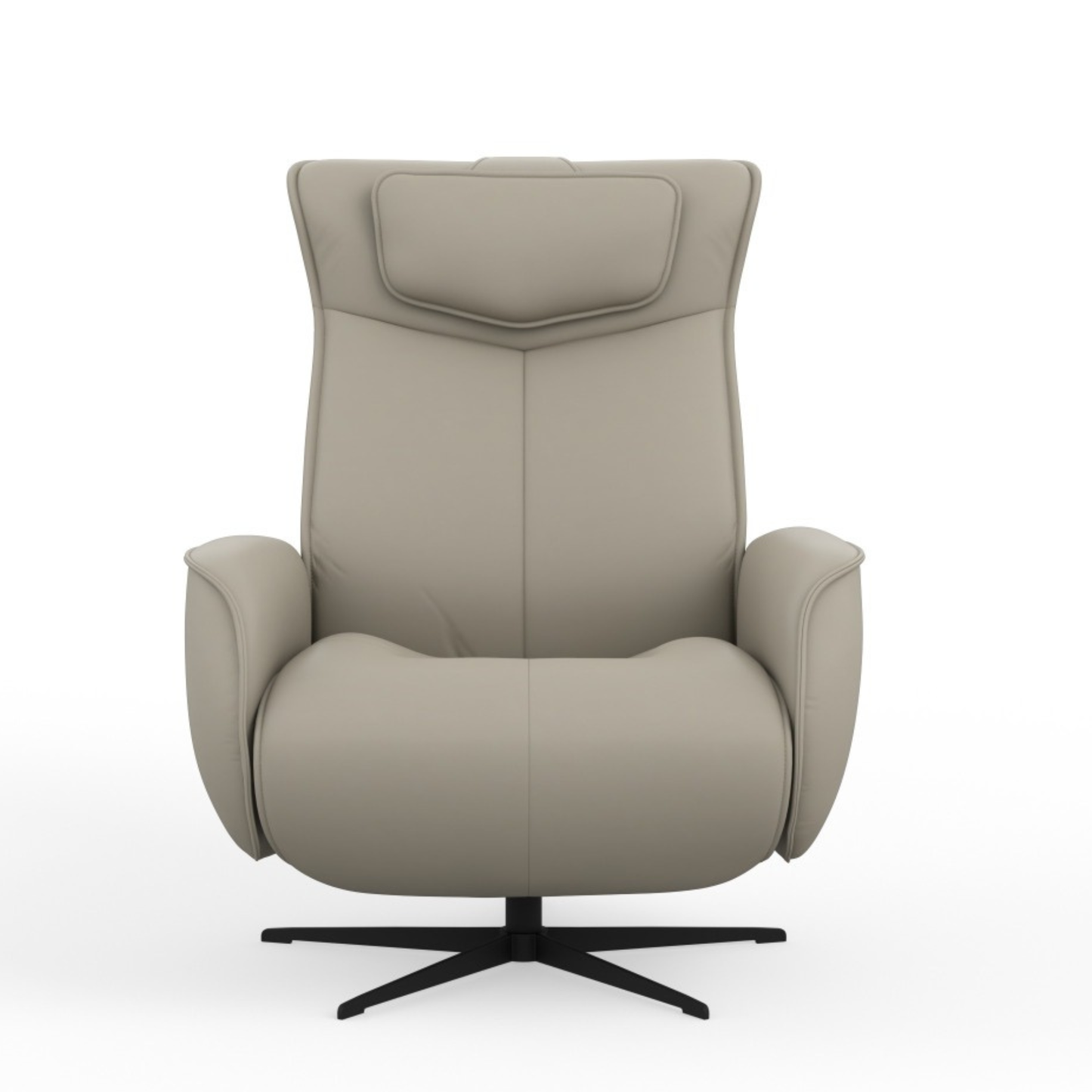Fjords Axel Leather Power Recliner Chair with Swivel Glider Base