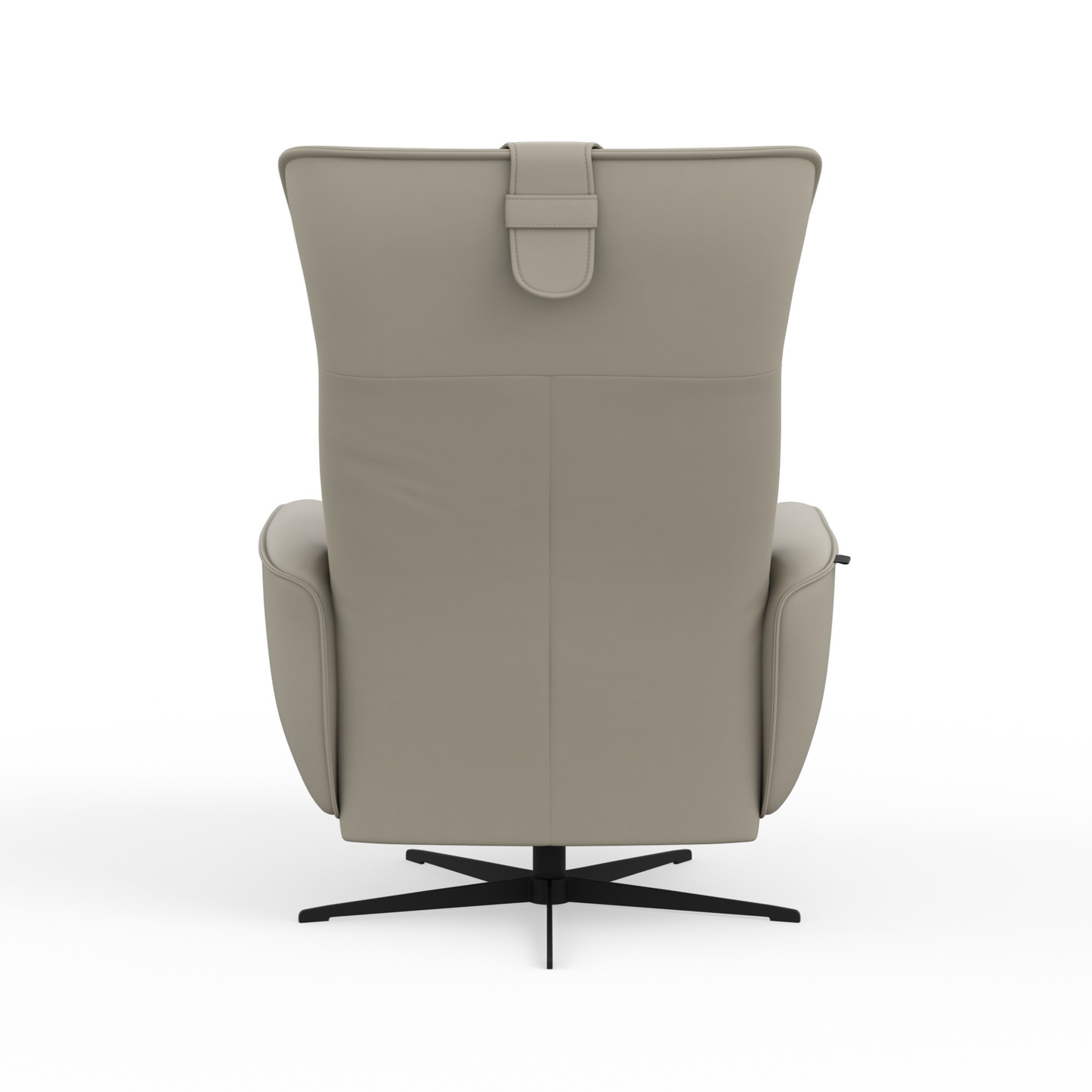 Fjords Axel Leather Power Recliner Chair with Swivel Glider Base