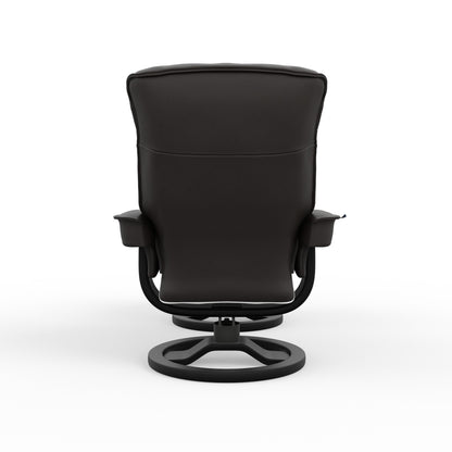 Fjords Bergen R Leather Recliner Chair With Foot Stool