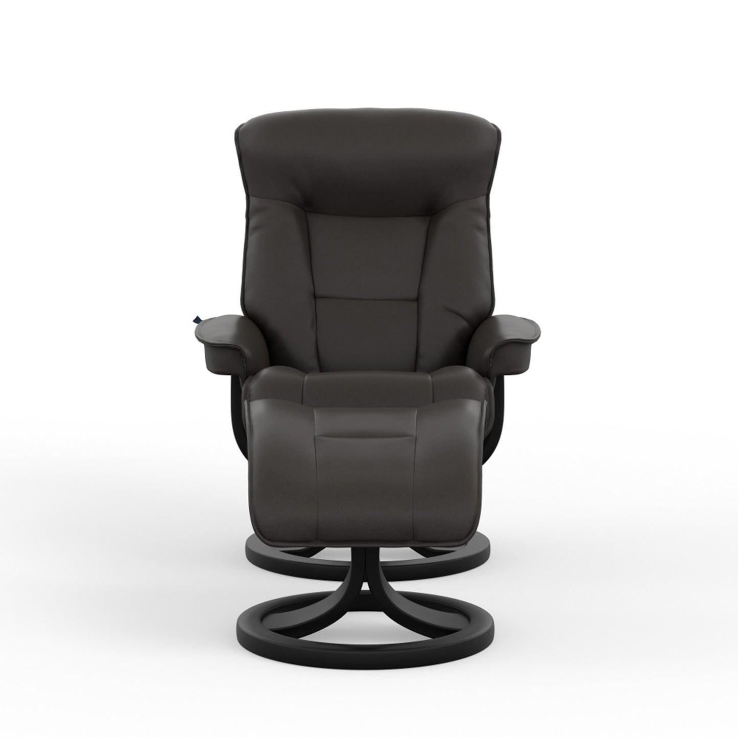 Fjords Bergen R Leather Recliner Chair With Foot Stool
