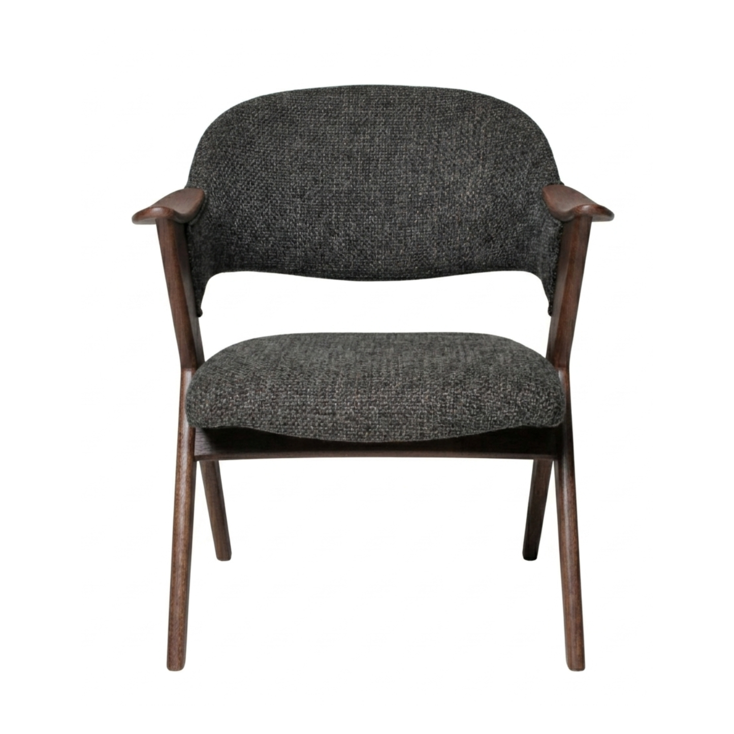 Fjords Blinken Accent Chair with Supportive Backrest and Solid Wood Frame