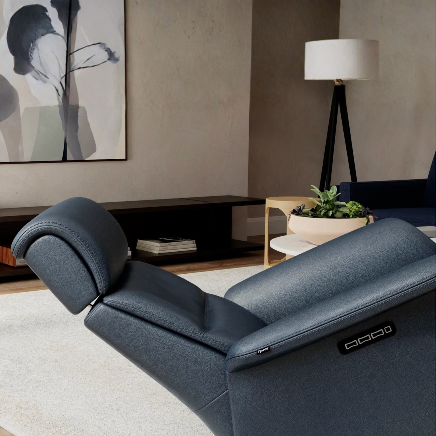Fjords Cosmo Leather Triple Motor Zero Gravity Recliner Chair