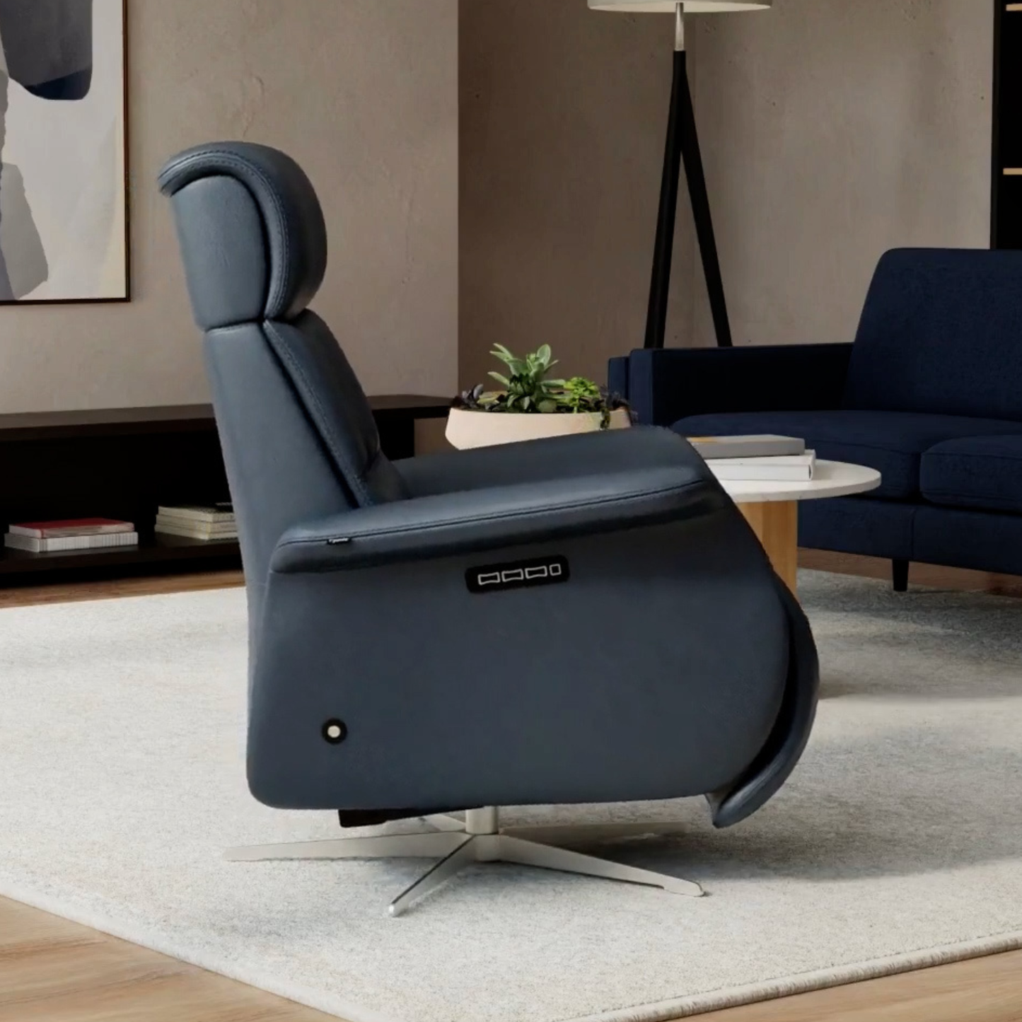 Fjords Cosmo Leather Triple Motor Zero Gravity Recliner Chair