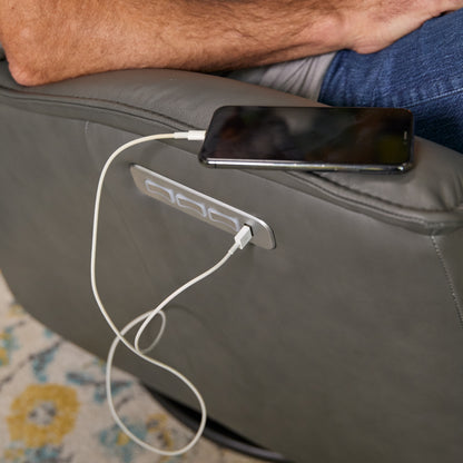 Fjords Dallas Swing Relaxer Leather Recliner Chair