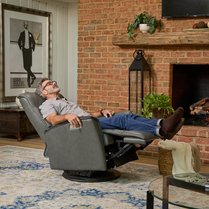 Fjords Dallas Swing Relaxer Leather Recliner Chair