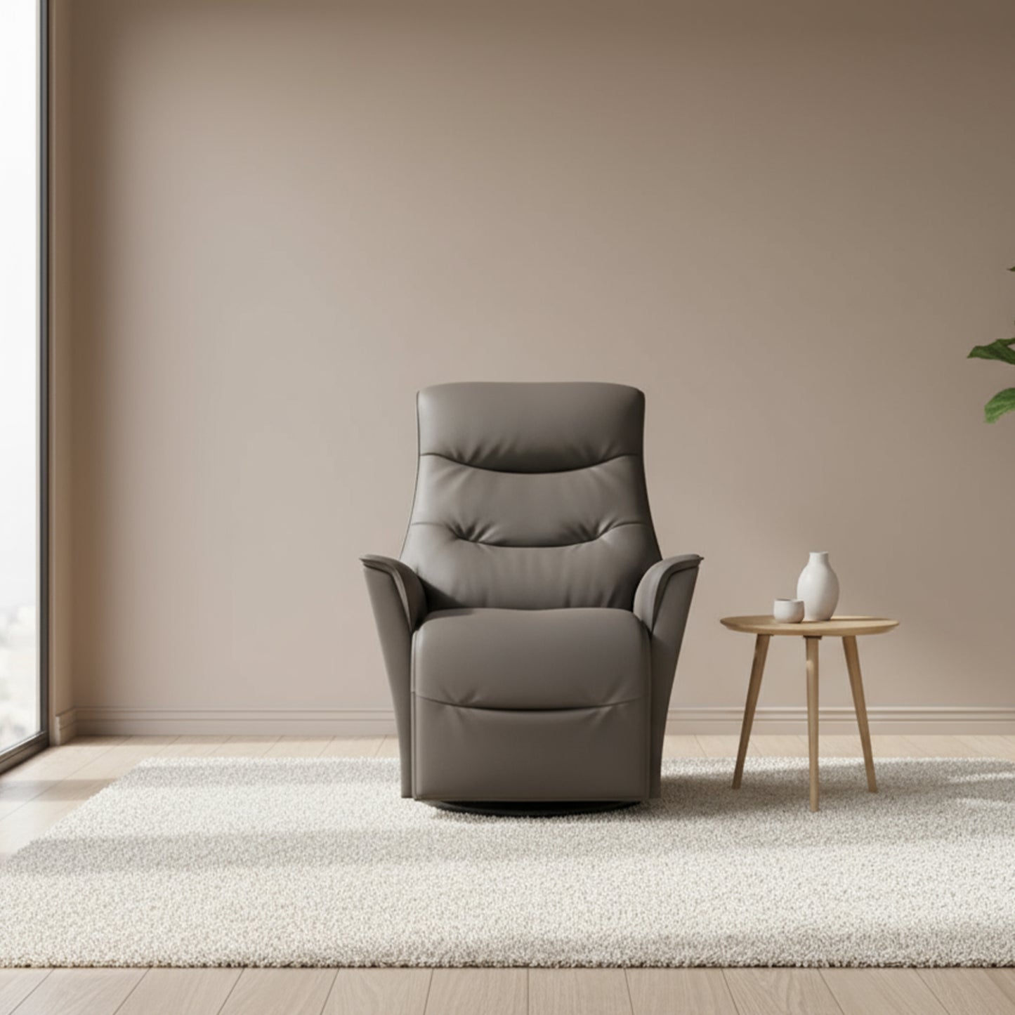 Fjords Dallas Swing Relaxer Leather Recliner Chair