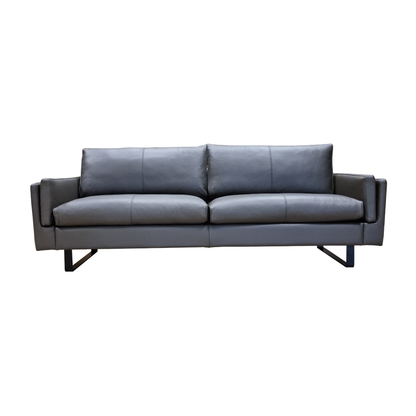 Fjords Endless Modern Leather Sofa with Feather Cushions