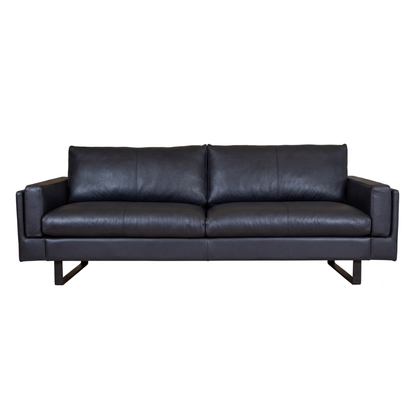 Fjords Endless Modern Leather Sofa with Feather Cushions