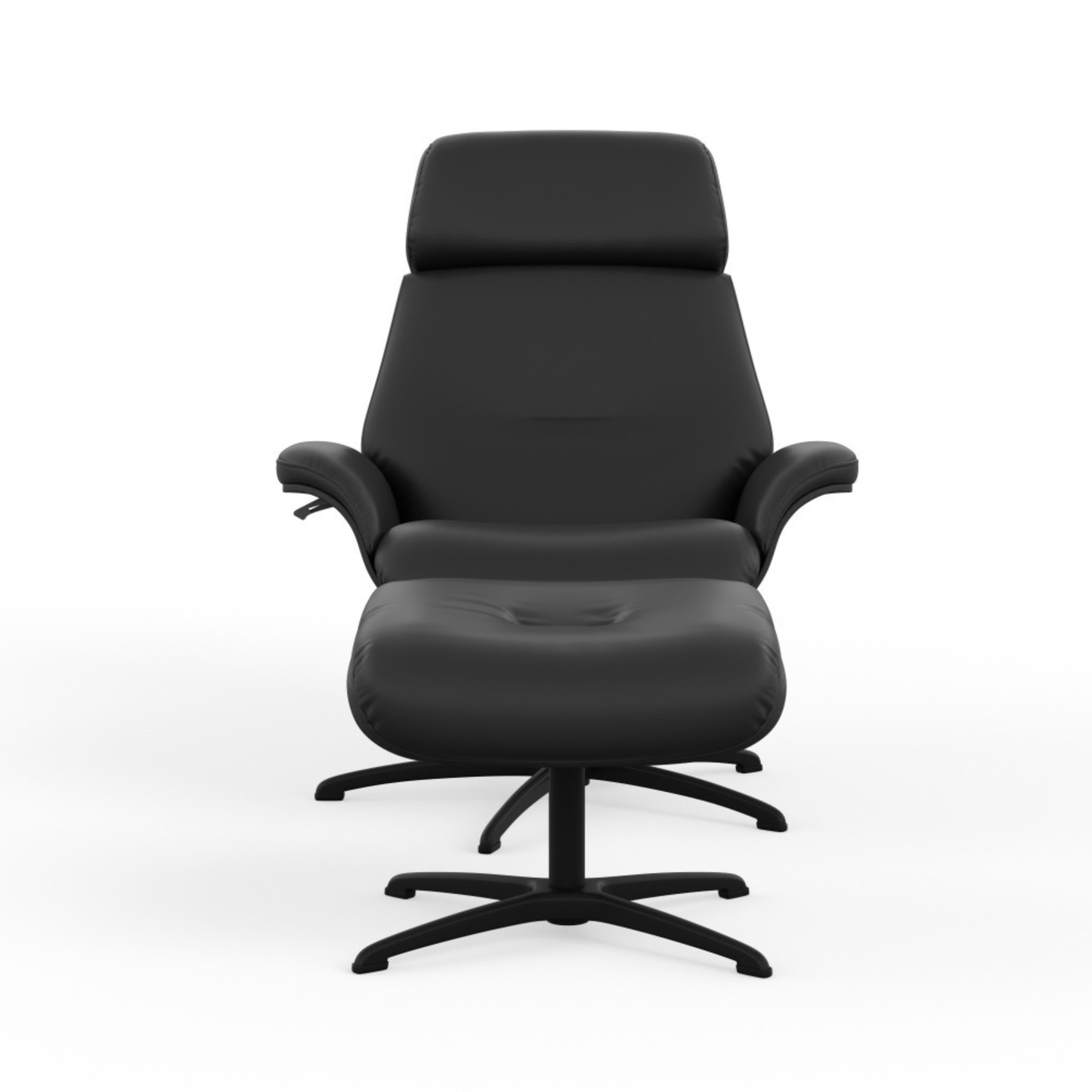 Fjords Falcon Swivel Manual Recliner Chair With Footstool