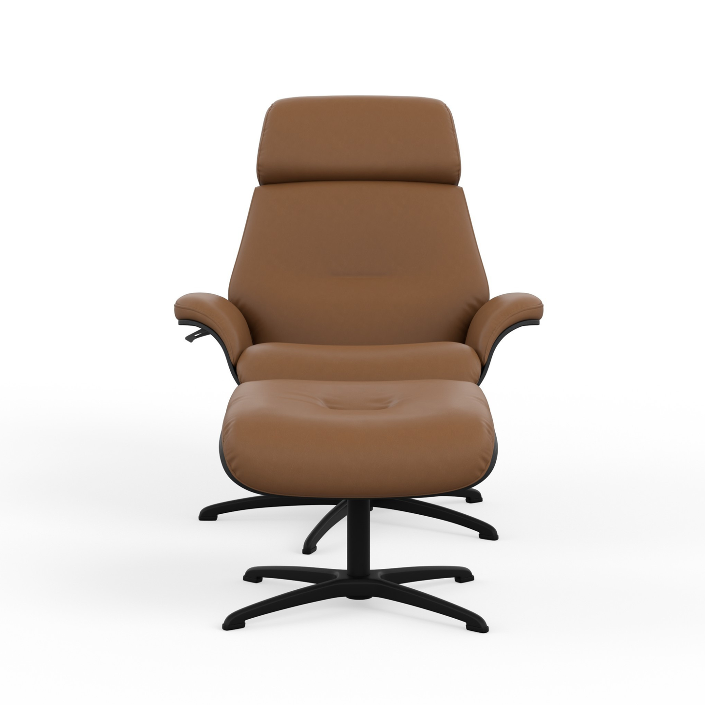 Fjords Falcon Swivel Manual Recliner Chair With Footstool