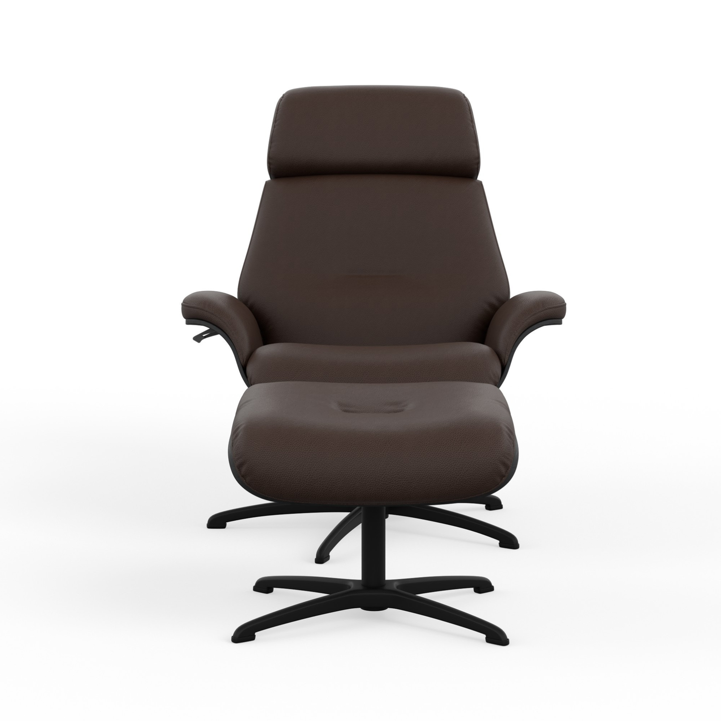 Fjords Falcon Swivel Manual Recliner Chair With Footstool