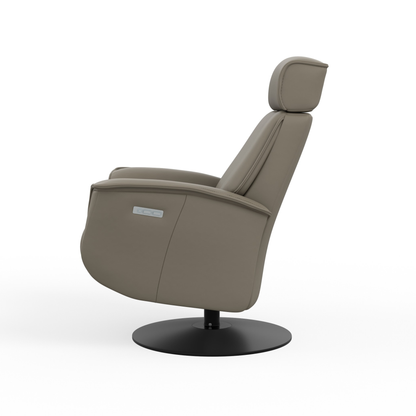 Fjords Bo power recliner chair side view for comfort furniture