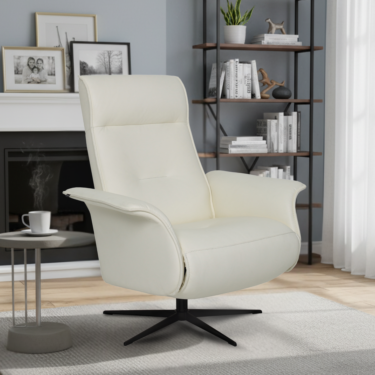 Fjords Finn glider recliner chair in living room for comfort furniture