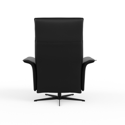 Fjords Finn leather recliner chair back view showing headrest and structure for comfort furniture