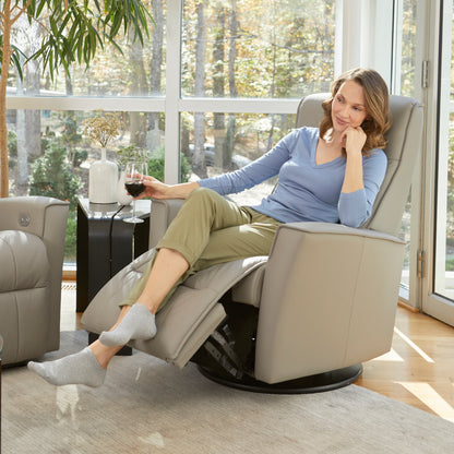 Fjords Harstad Swing Relaxer Leather Recliner Chair