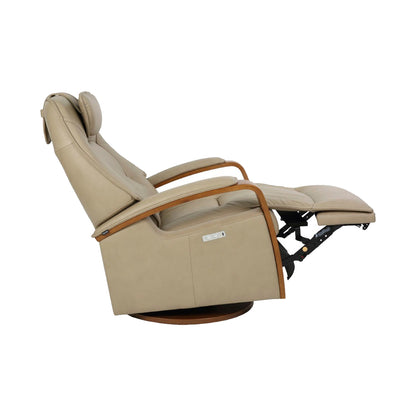 Fjords Helsinki Leather Swing Relaxer With Swivel Glider & Rocker Recliner Chair
