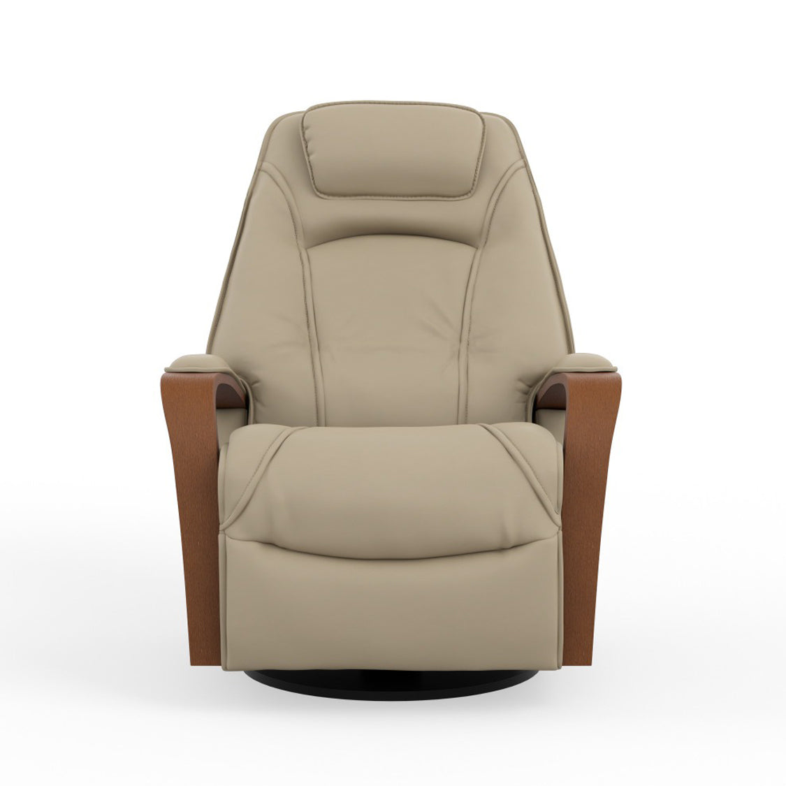 Fjords Helsinki Leather Swing Relaxer With Swivel Glider & Rocker Recliner Chair