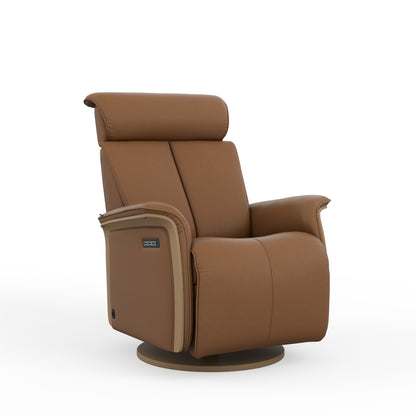 Fjords Jewel Leather Recliner Chair With Swivel & Gliding Motion