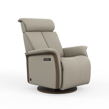 Fjords Jewel Leather Recliner Chair With Swivel & Gliding Motion