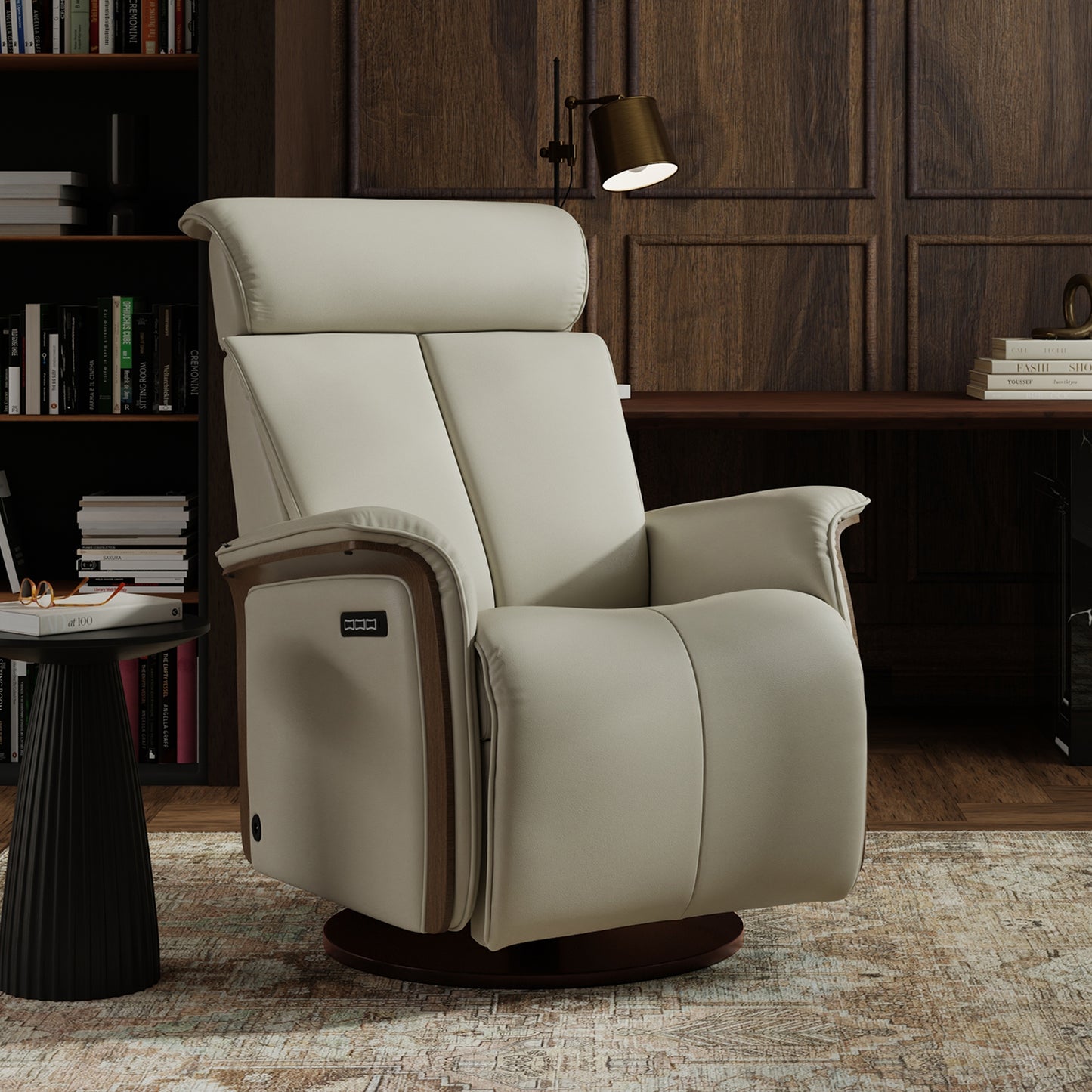 Fjords Jewel Leather Recliner Chair With Swivel & Gliding Motion