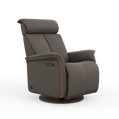 Fjords Jewel Leather Recliner Chair With Swivel & Gliding Motion