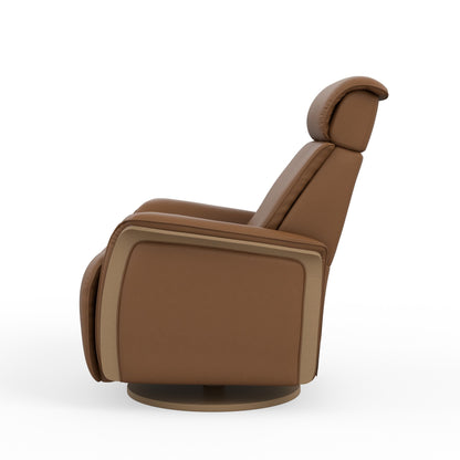 Fjords Jewel Leather Recliner Chair With Swivel & Gliding Motion