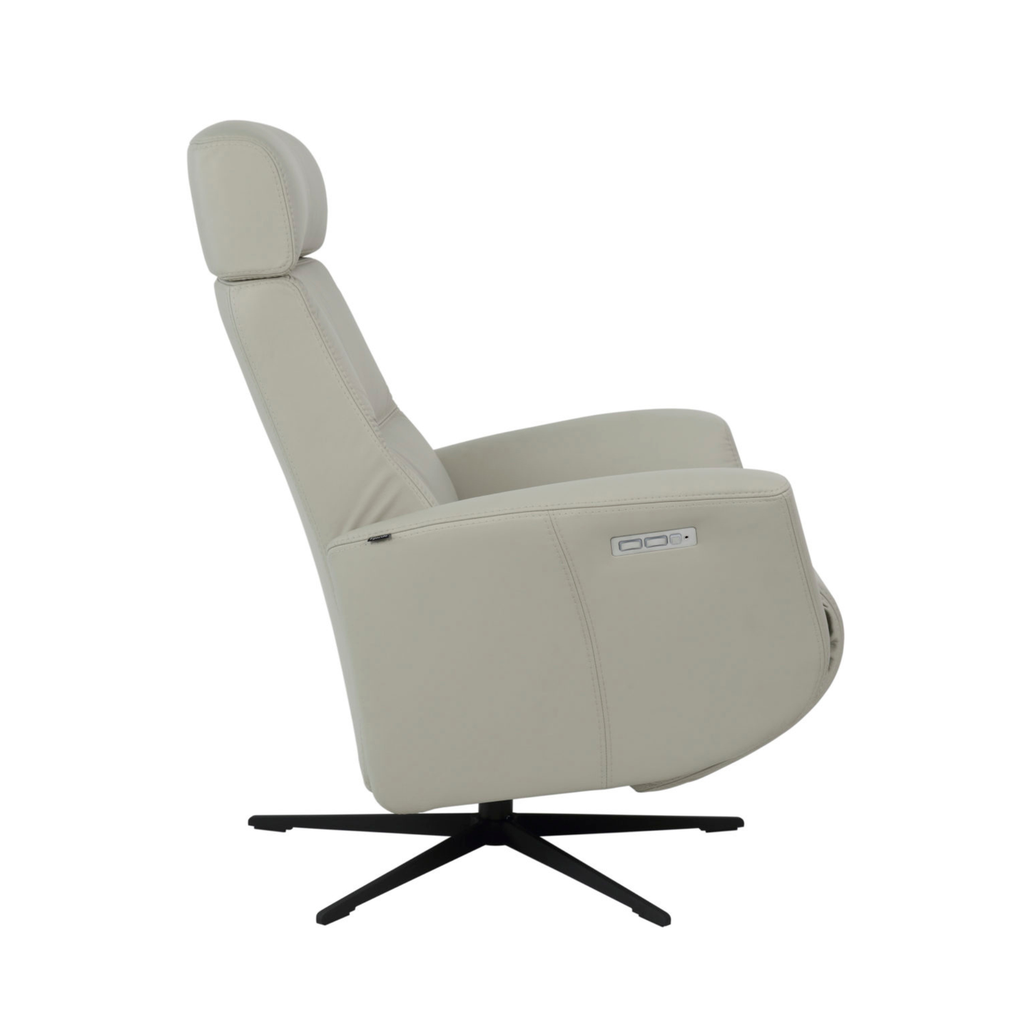 Fjords Magnus recliner side angle with swivel base for comfort furniture