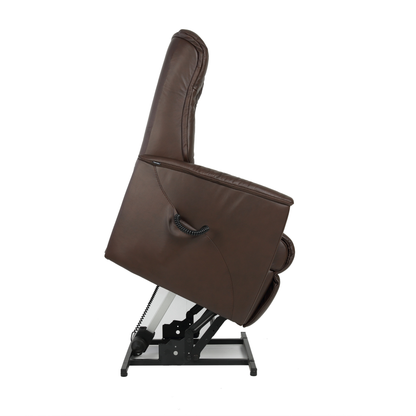 Fjords Memphis Leather Lift Recliner Chair with Motorized Headrest