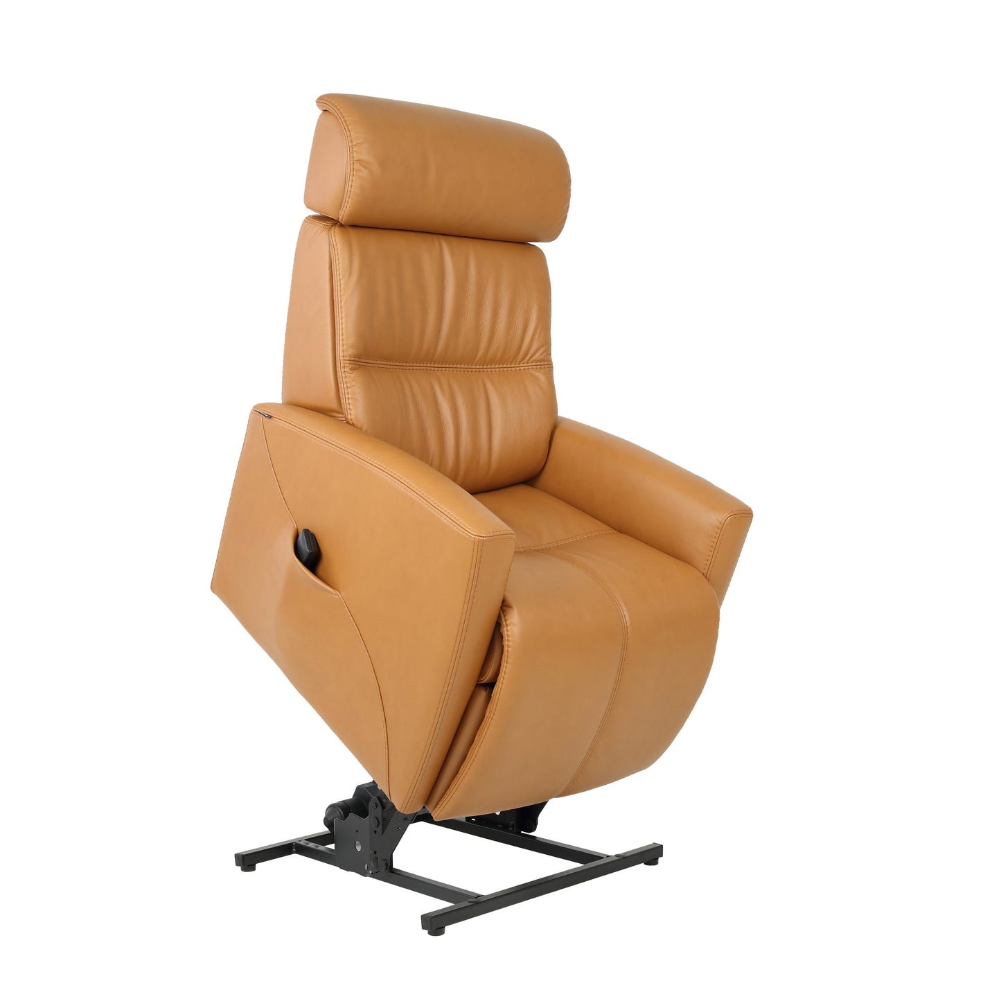 Fjords Milan Leather Lift Recliner Chair with Motorized Headrest