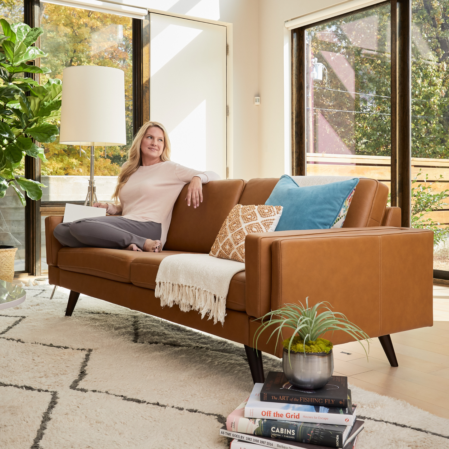 Fjords Nordic Upholstered 3 Seater Sofa with Track Arms-comfortdesignfurniture
