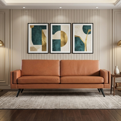 Fjords Nordic Upholstered 3 Seater Sofa with Track Arms-comfortdesignfurniture