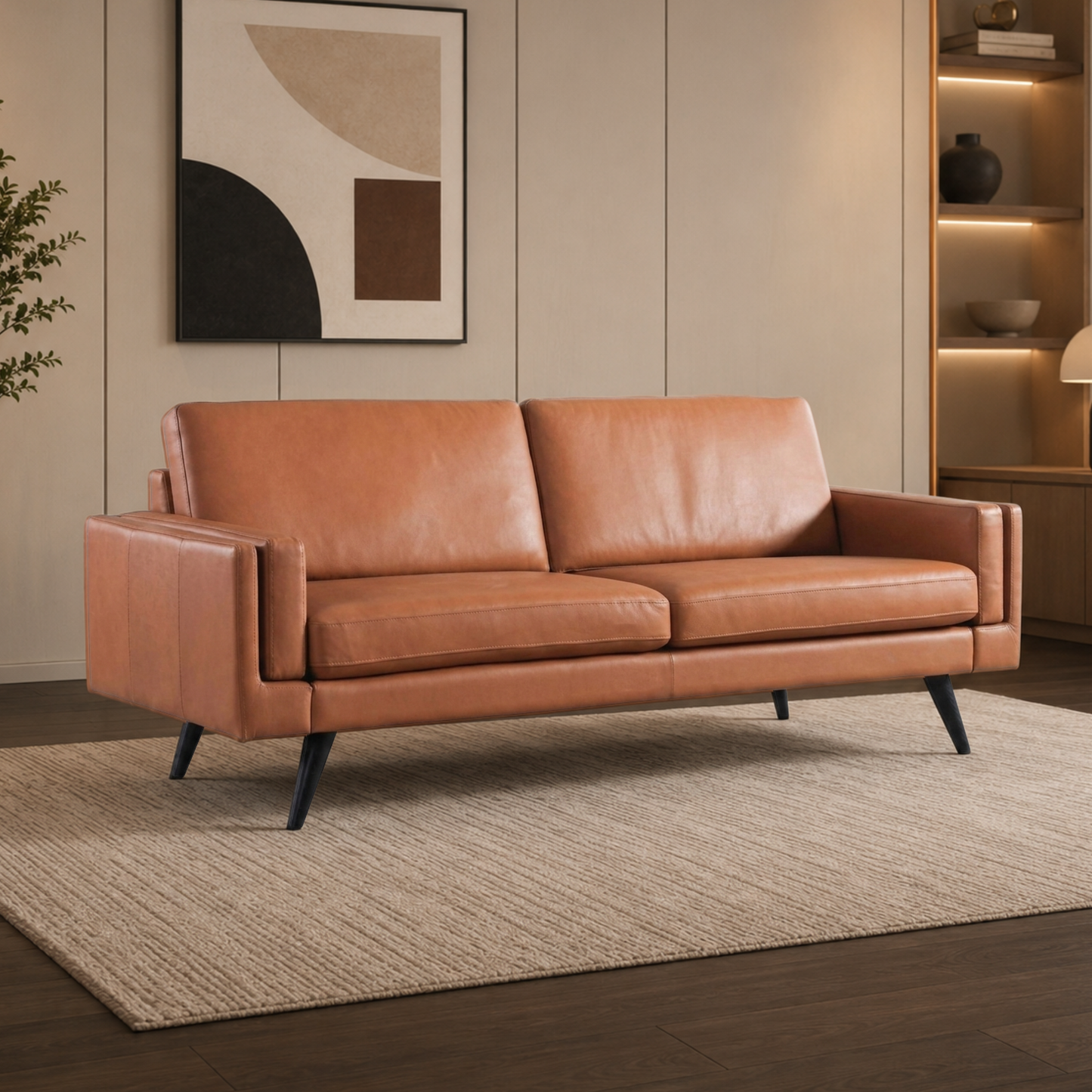 Fjords Nordic Upholstered 3 Seater Sofa with Track Arms-comfortdesignfurniture