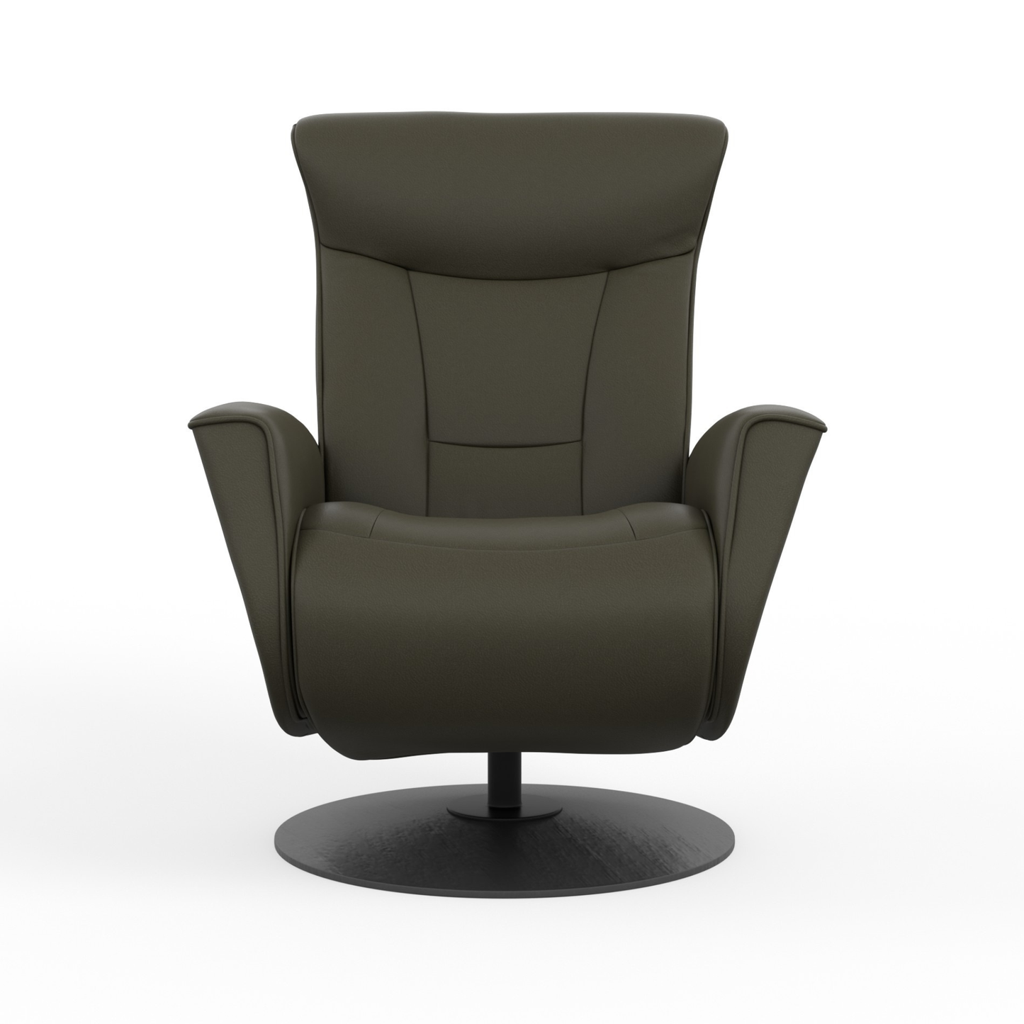 Fjords Oskar Leather Swivel Glider Power Recliner Chair