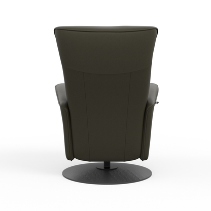 Fjords Oskar Leather Swivel Glider Power Recliner Chair