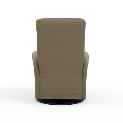 Fjords Oslo Leather Power Recliner Chair With Swivel Base