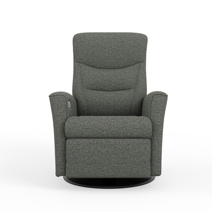 Fjords Oslo Leather Power Recliner Chair With Swivel Base