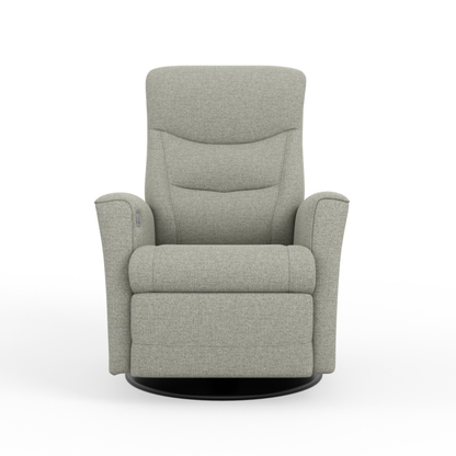 Fjords Oslo Leather Power Recliner Chair With Swivel Base