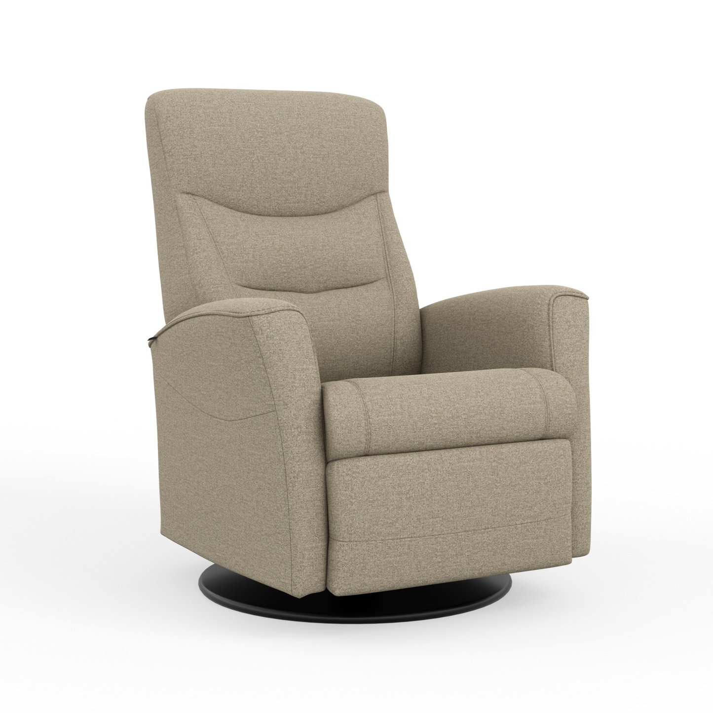 Fjords Oslo Leather Power Recliner Chair With Swivel Base